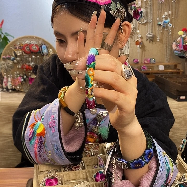 铁合金花岗石手镯