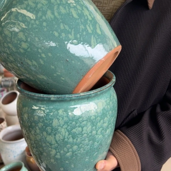 紫砂花盆高21口20————-