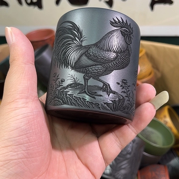 茶杯紫砂全手工紫砂主人杯