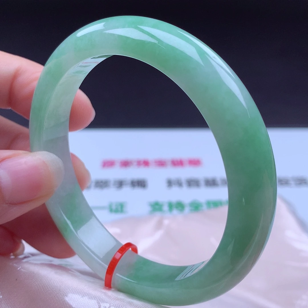 翡翠未镶嵌手镯手镯000730