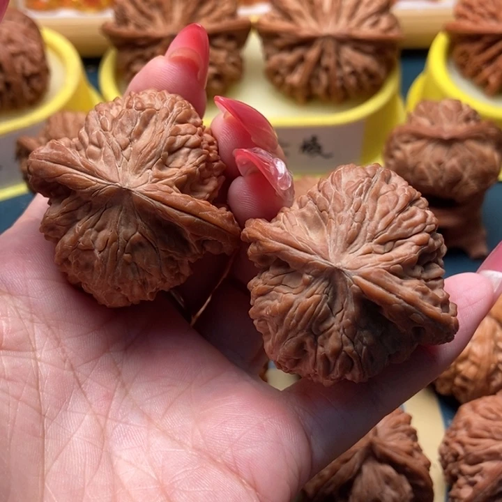 把件文玩核桃磨盘狮子头山地正磨 42/42/36