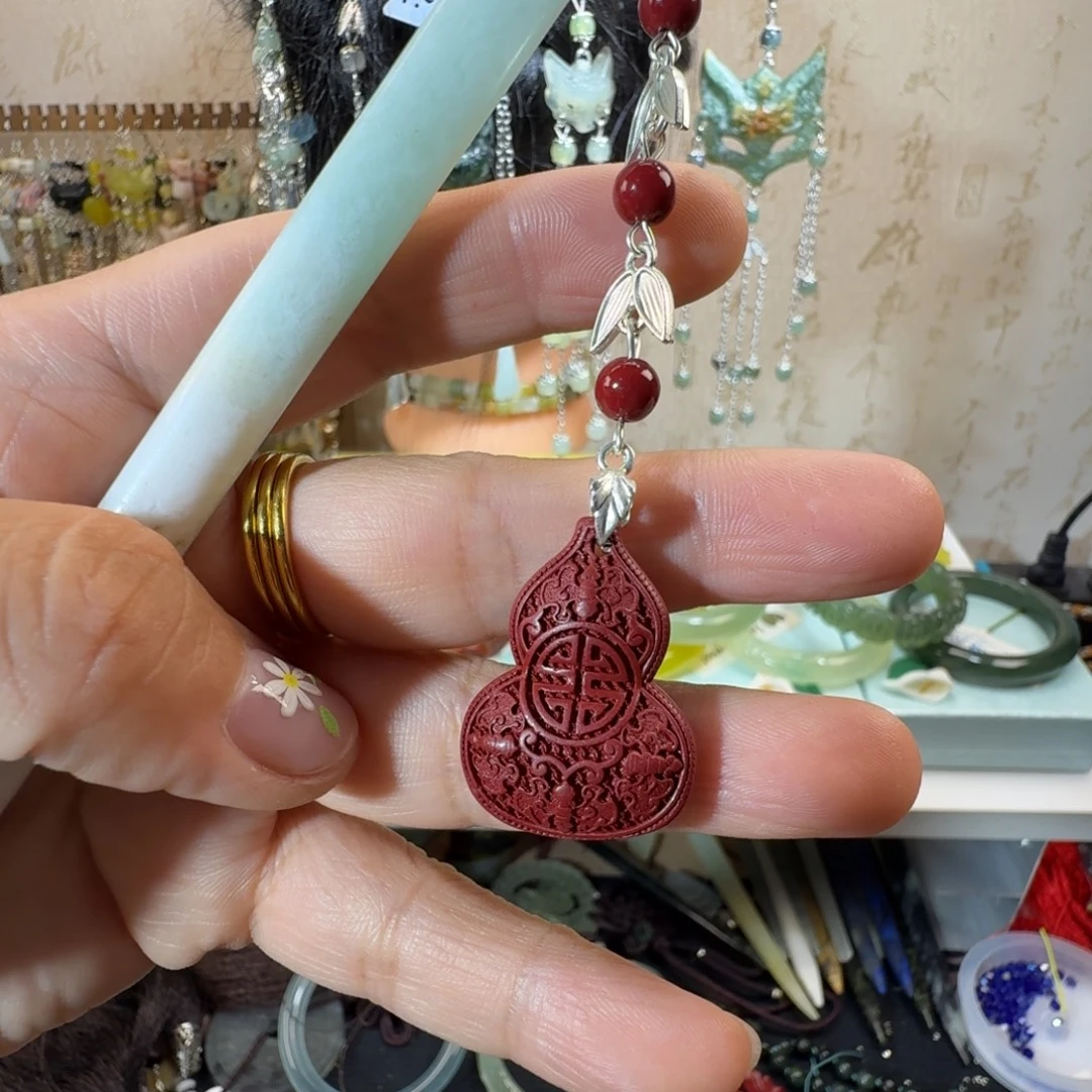 未镶嵌岫玉发簪福利款