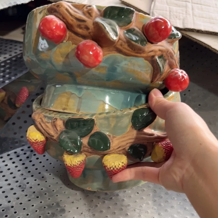 紫砂花盆粗陶材质多肉花盆