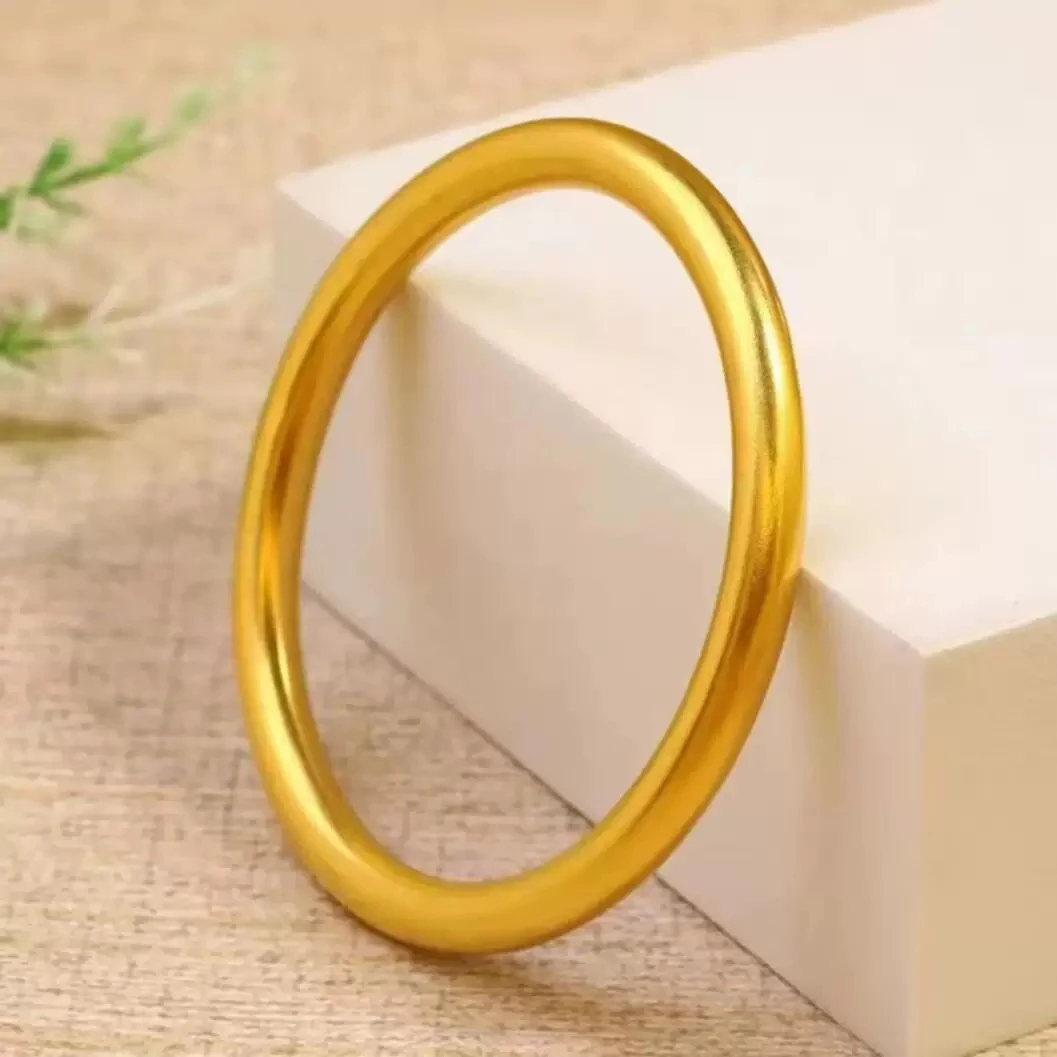 铜合金手镯 【精工古法6N传承】磨砂简约百搭实心素款