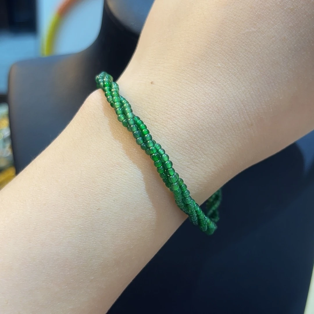 未镶嵌手链翡翠翡翠