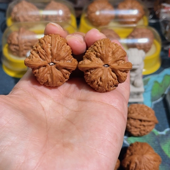 文玩核桃把件密纹