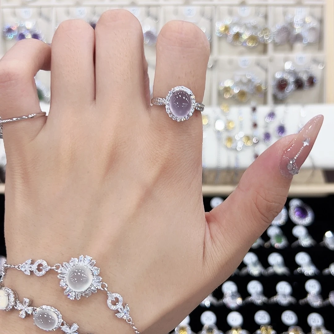 银S925镶嵌蛇纹石玉手链