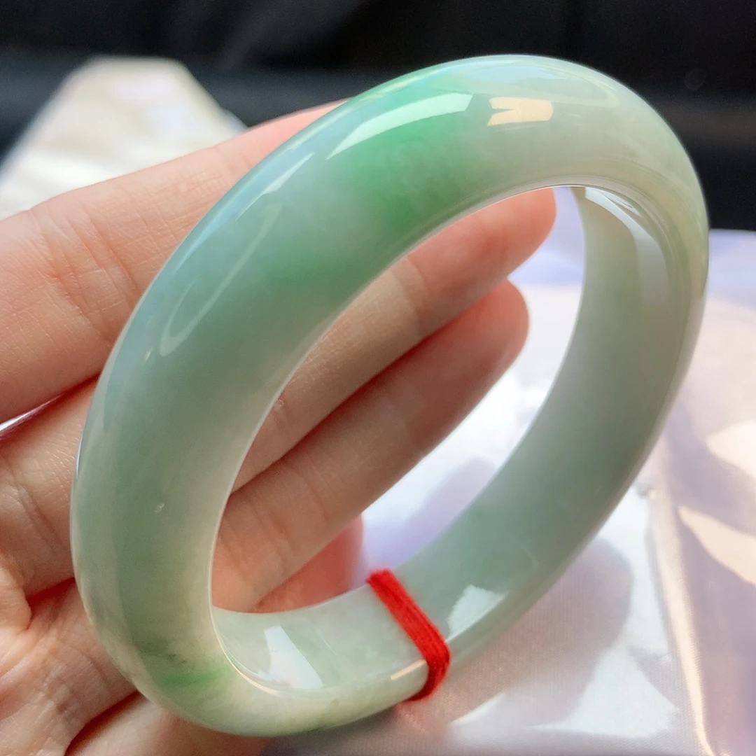 未镶嵌手镯翡翠57圈口080054