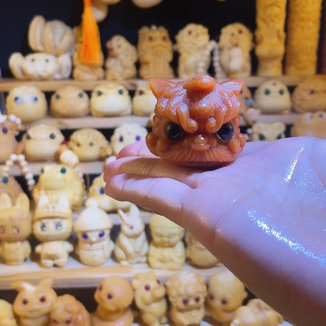 静***若竹制品玉化醒狮头无赠品