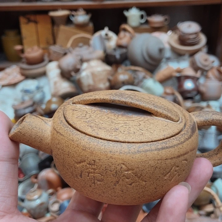 柴烧老岩泥高端茶器