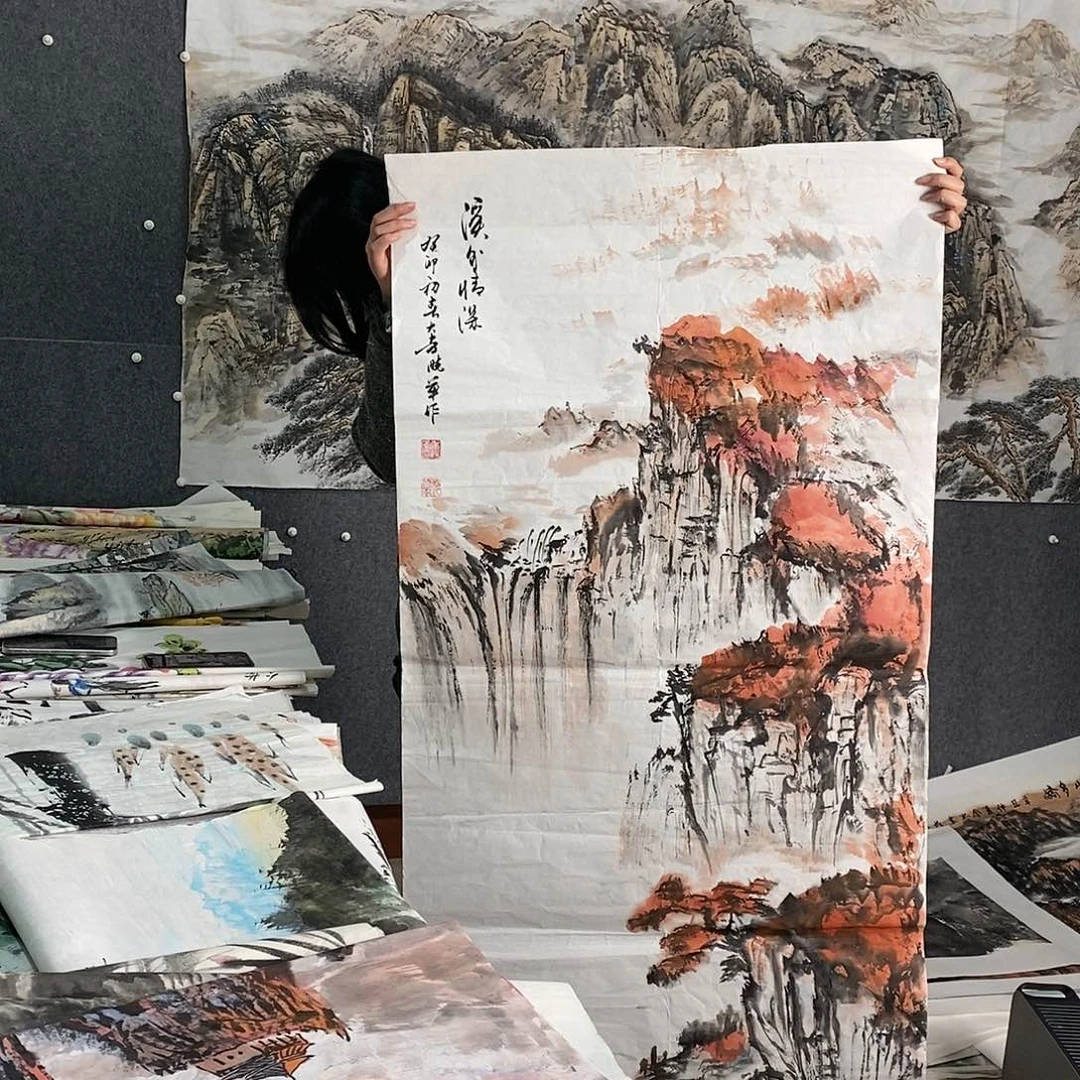 国画手写手绘国画作品106