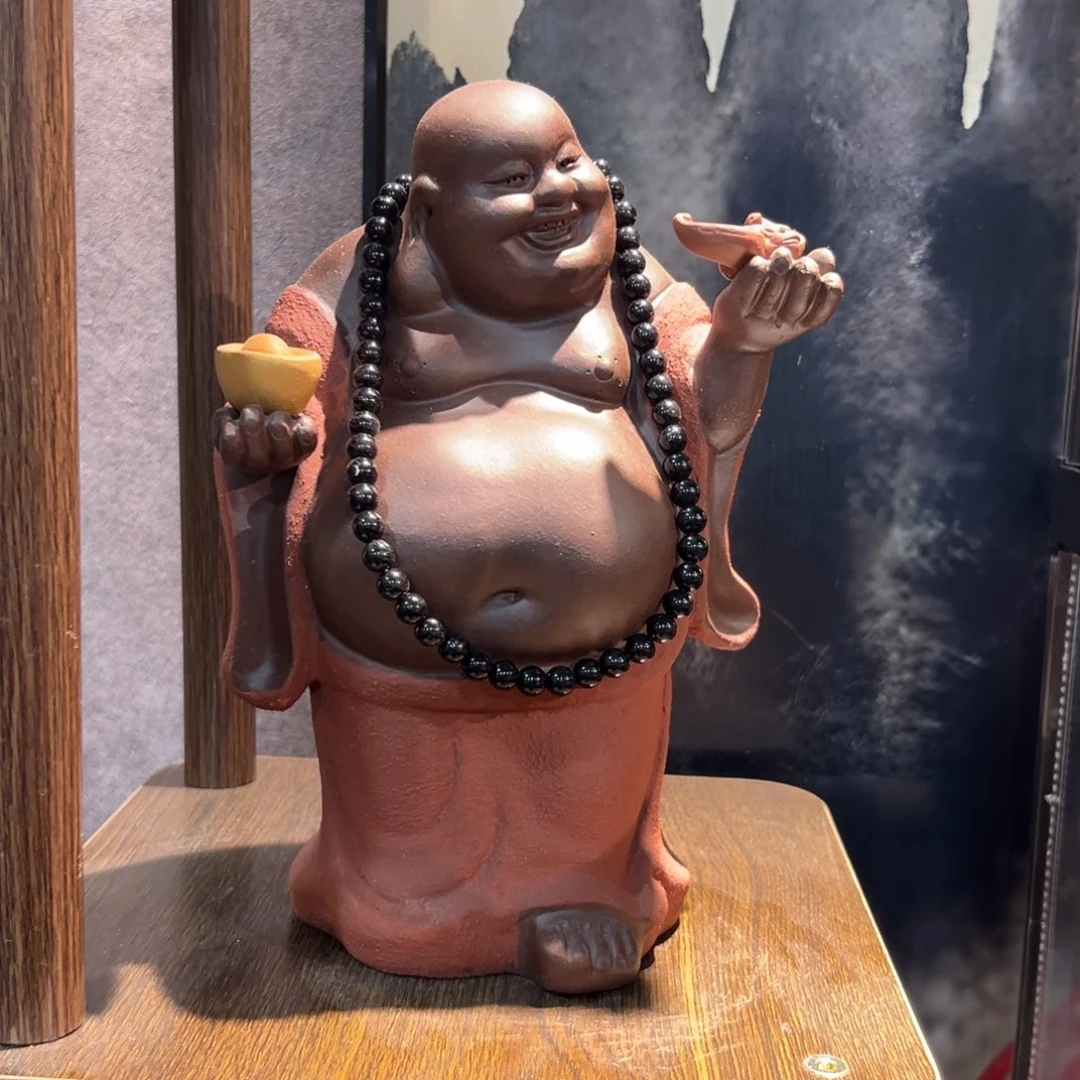 紫砂茶宠一****闲财福双至