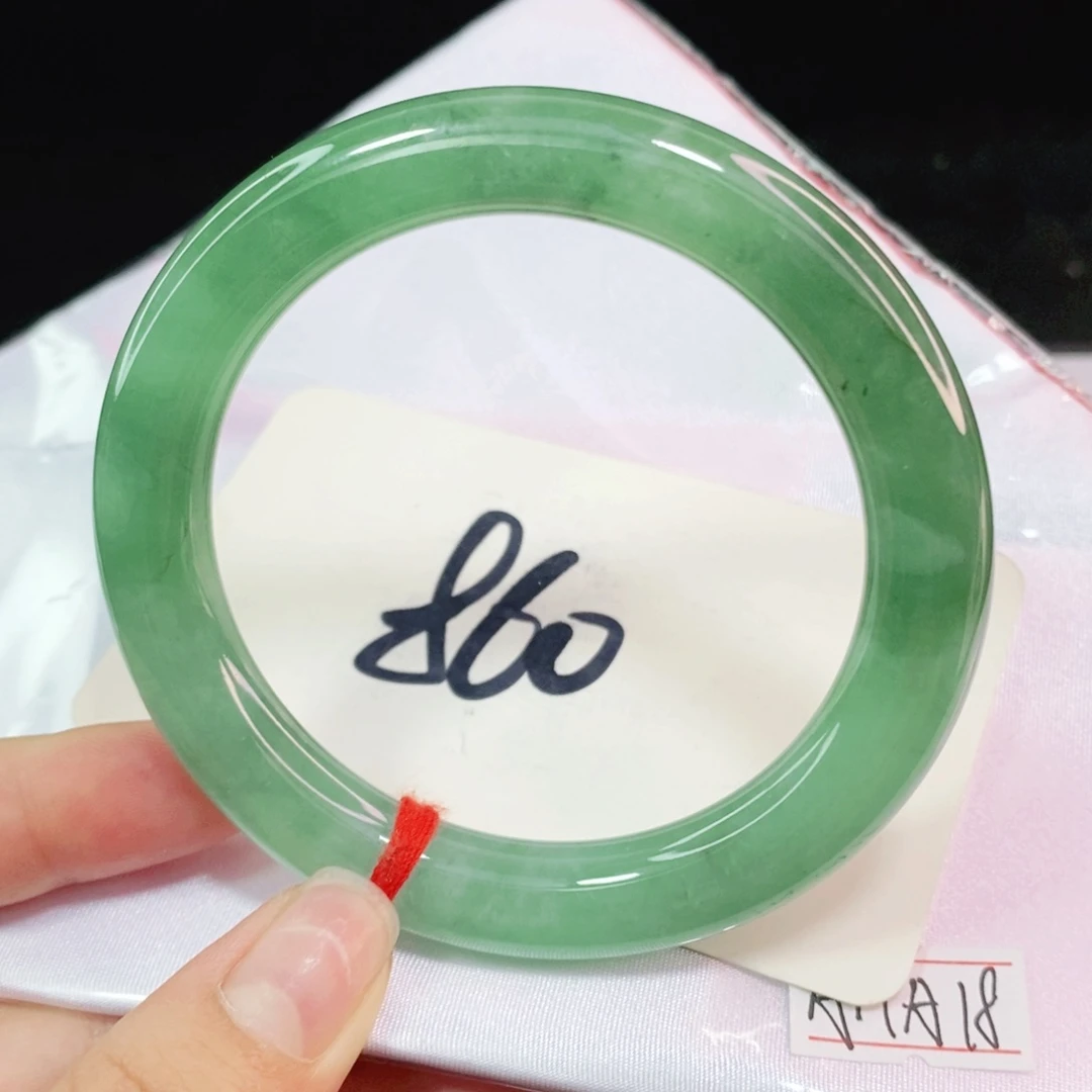 翡翠手镯（圆镯）未镶嵌圆条56.57