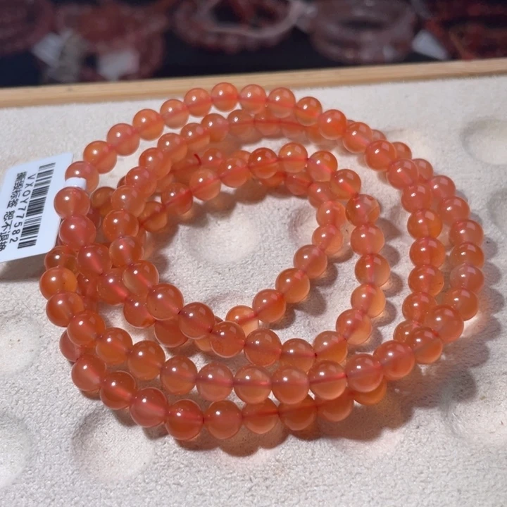 南红玛瑙未镶嵌6咪冰橘2232