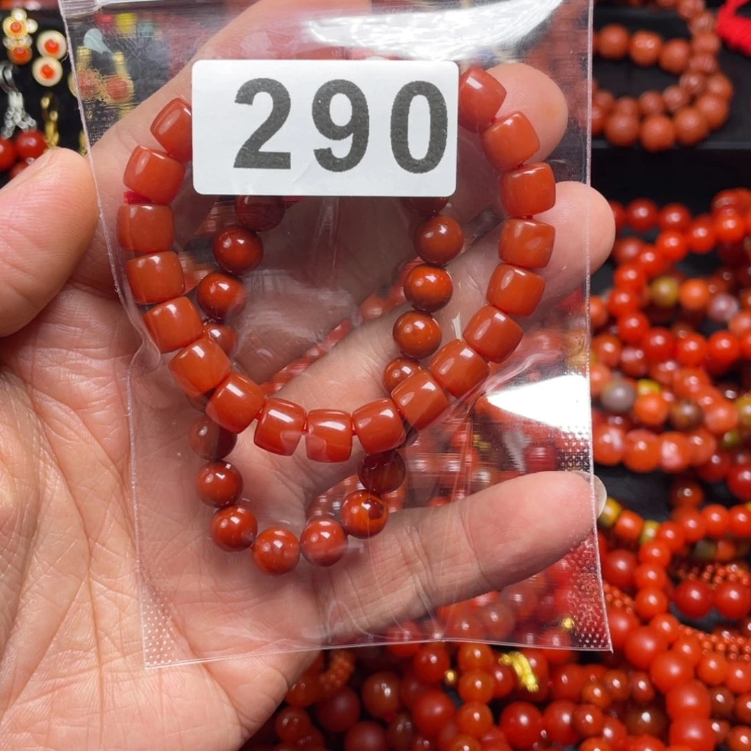 南红玛瑙手串合金s***璐