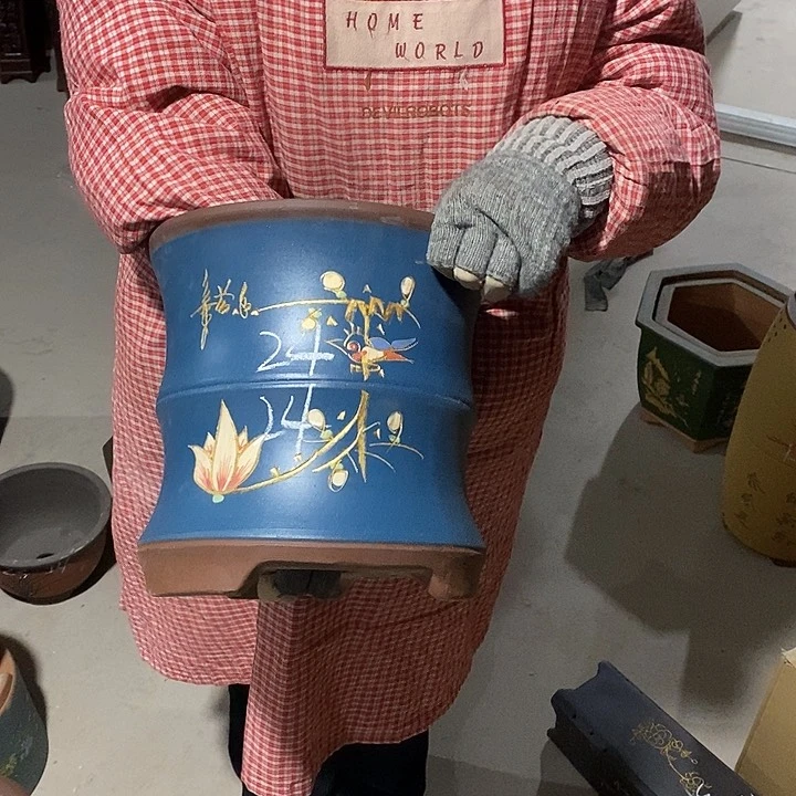 紫砂花盆紫砂花盆