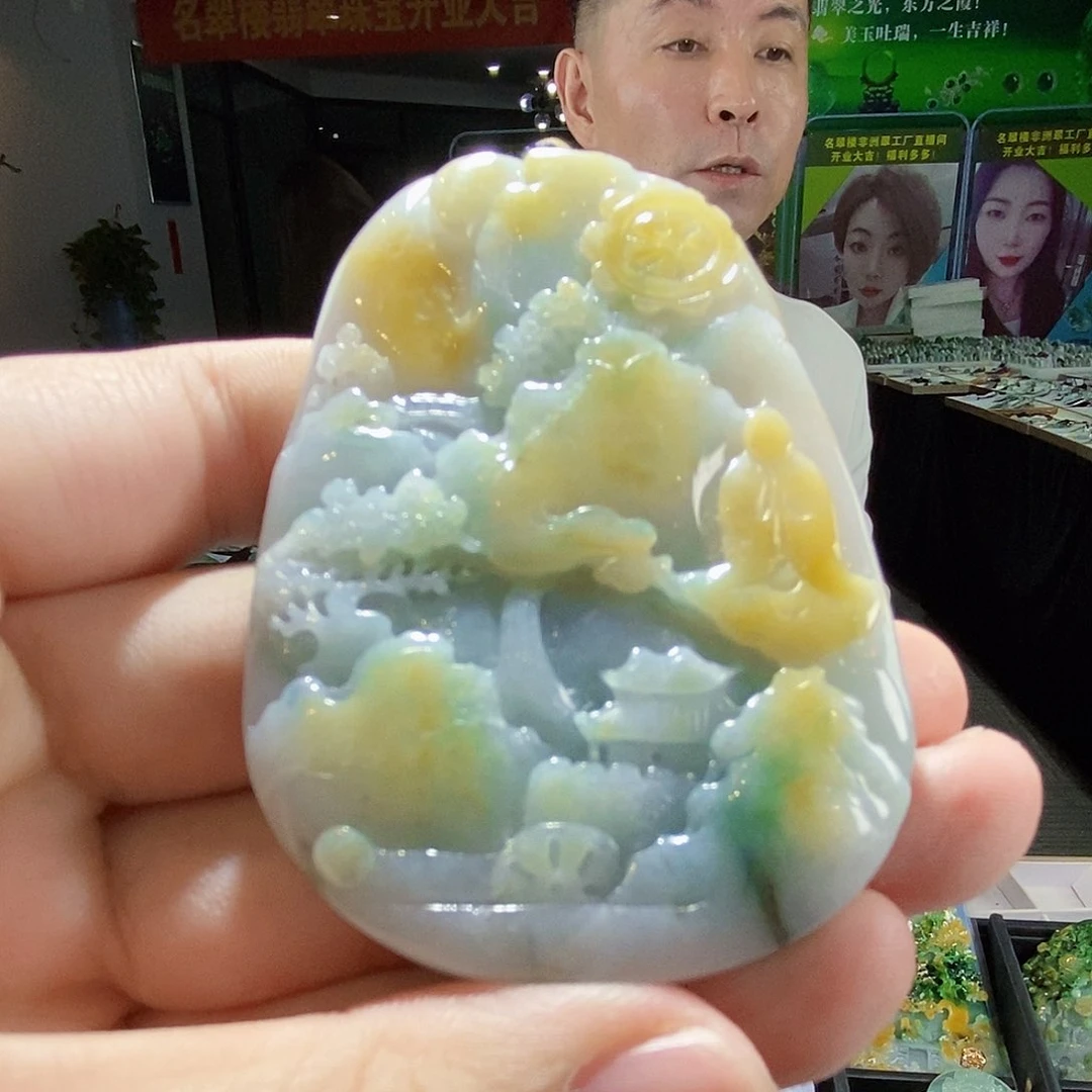 颈饰未镶嵌翡翠翡翠