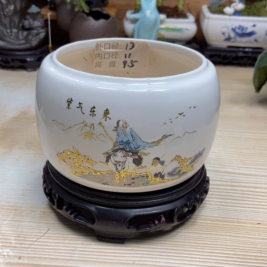 瓷片陶瓷花盆陶瓷艺术