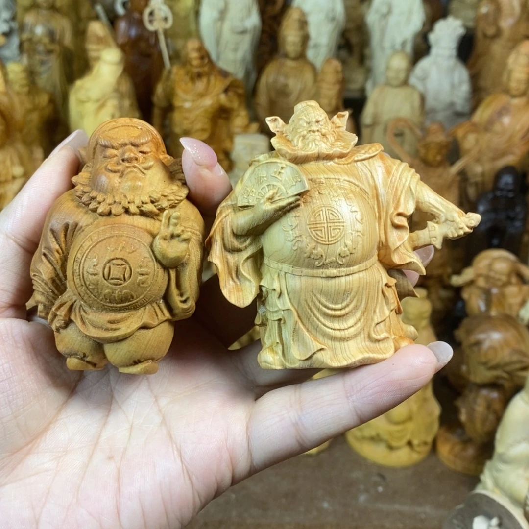 木崖柏7钟馗两尊微瑕