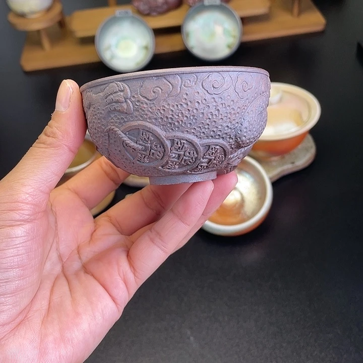燃薪柴烧茶器主人杯
