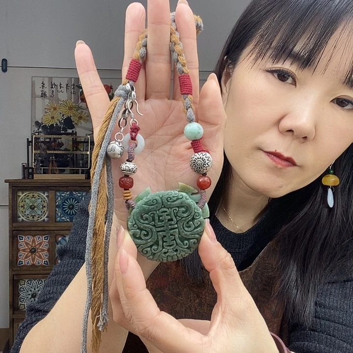 翡翠项链未镶嵌项链