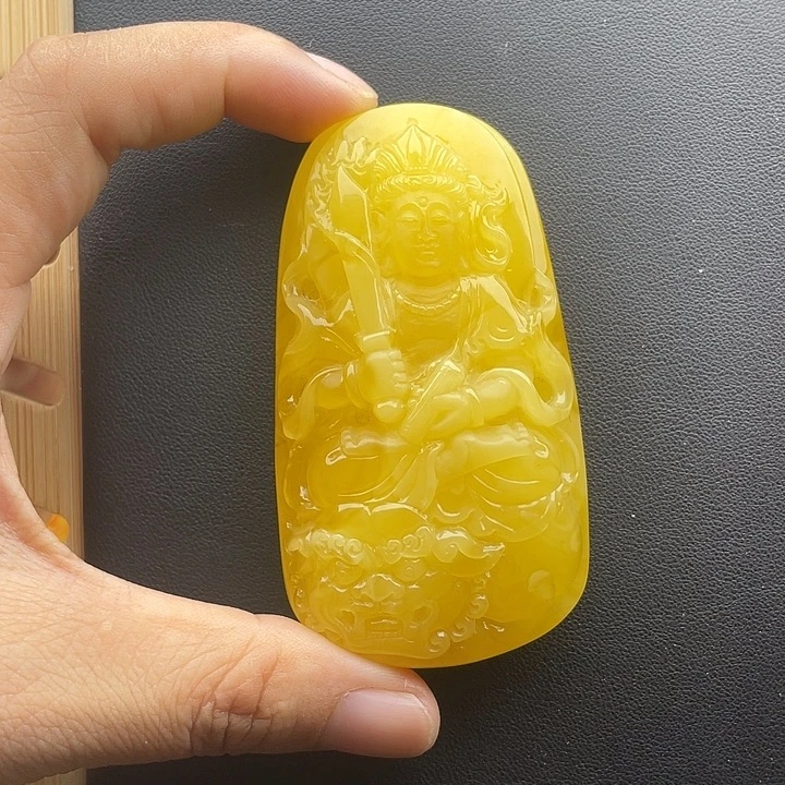 琥珀颈饰未镶嵌天然琥珀蜜蜡