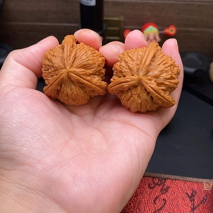 木***尧把件文玩核桃白奔