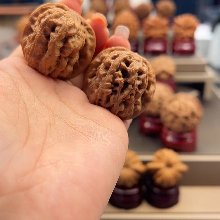 文玩核桃把件37 沉水狮子头 a-083