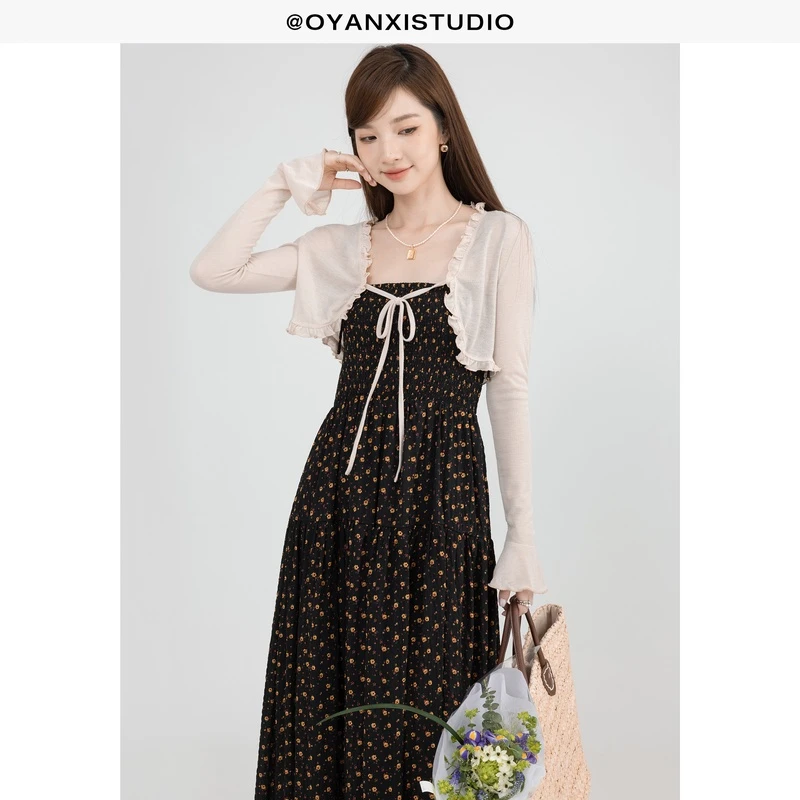 【OYANXI！清清！】凉爽木耳边纯色显瘦防晒棉感开衫YT-227286