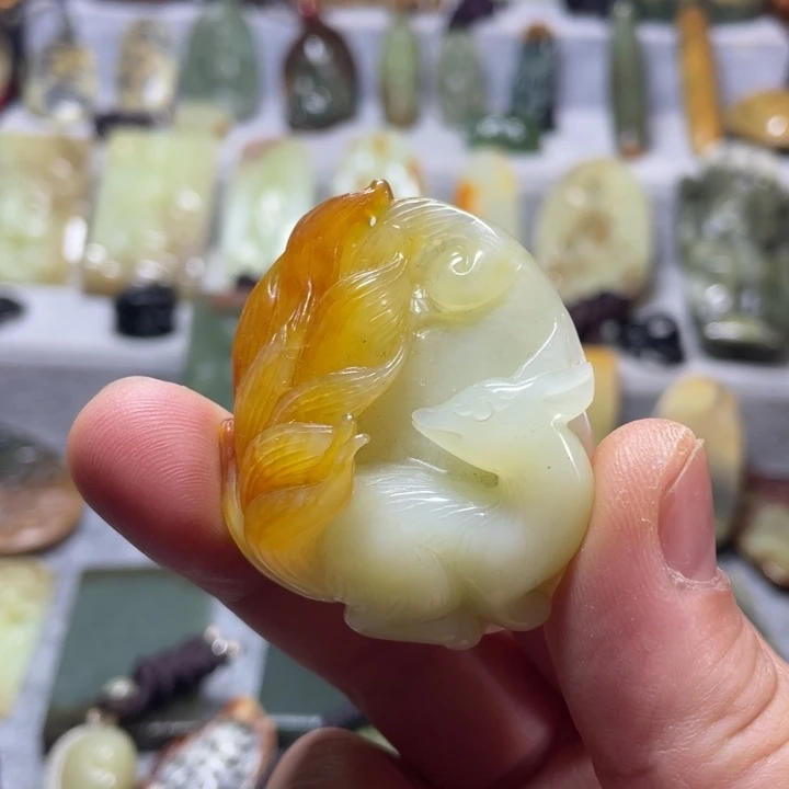 【闪购商品】未镶嵌蛇纹石玉挂件