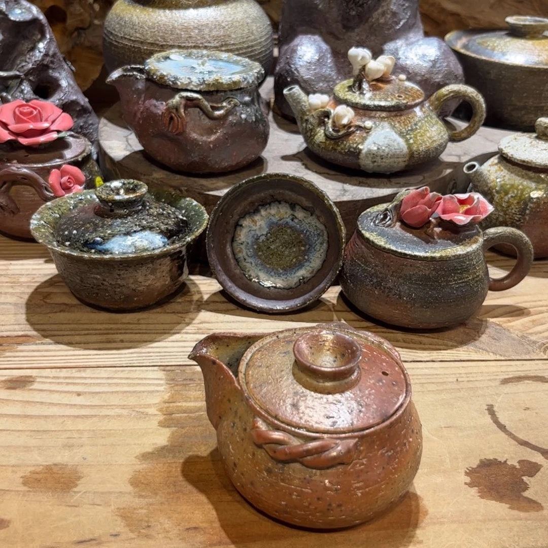 柴烧茶具福利来啦