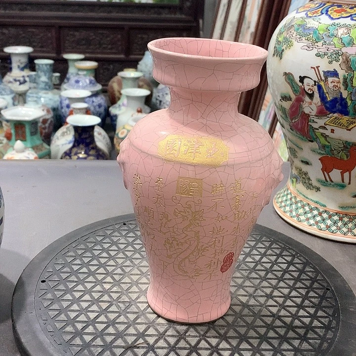 陶摆件博古架陶瓷摆件