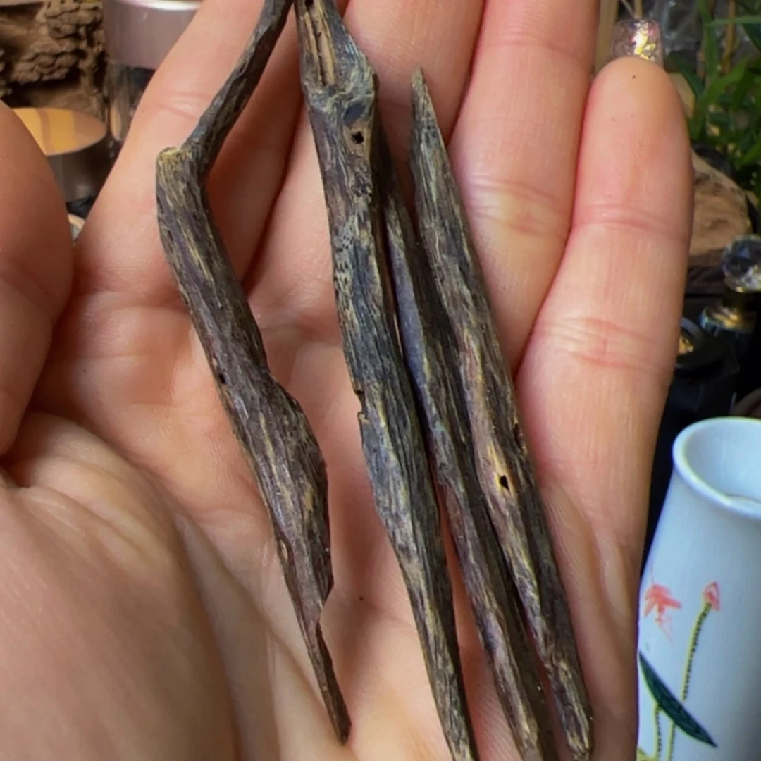 【闪购商品】沉香手把件奇楠树心虫漏高端老料5克