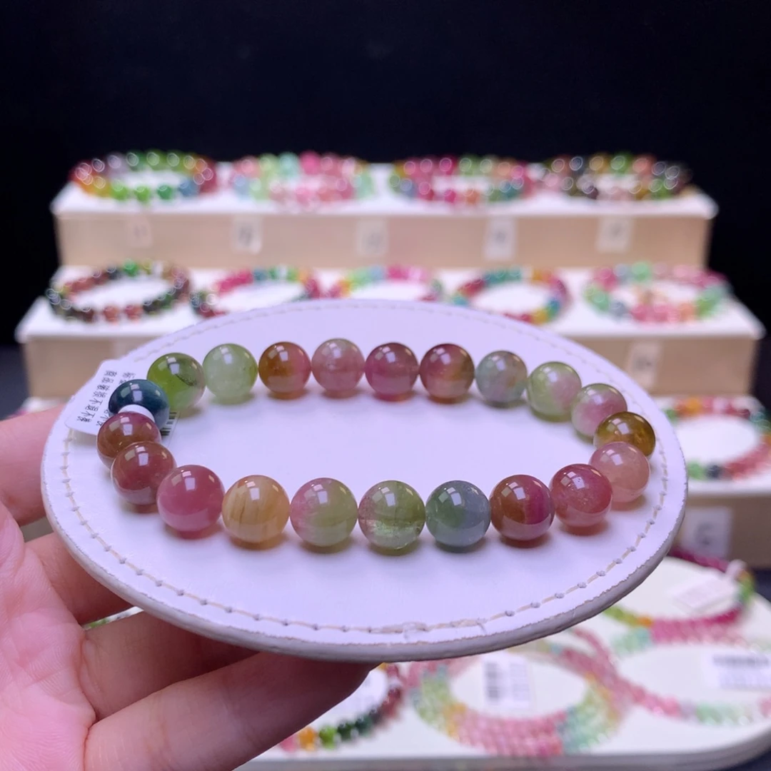 未镶嵌手链碧玺碧玺