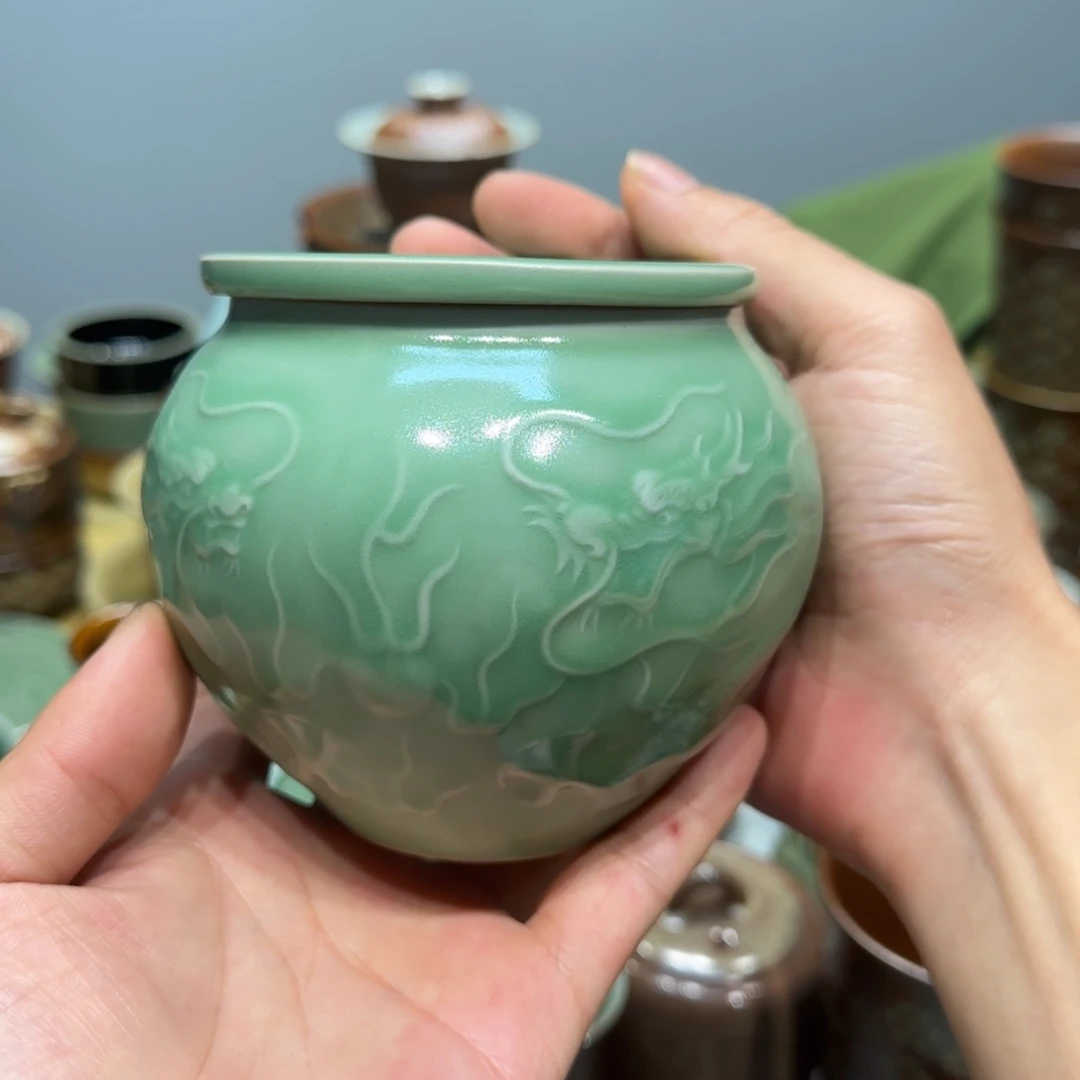 小金茶具青瓷茶器