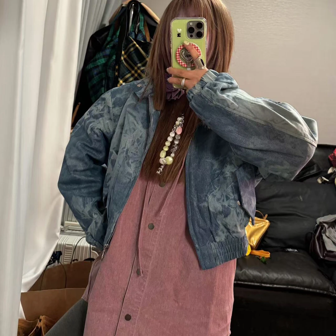 渲染水洗夹克牛仔外套