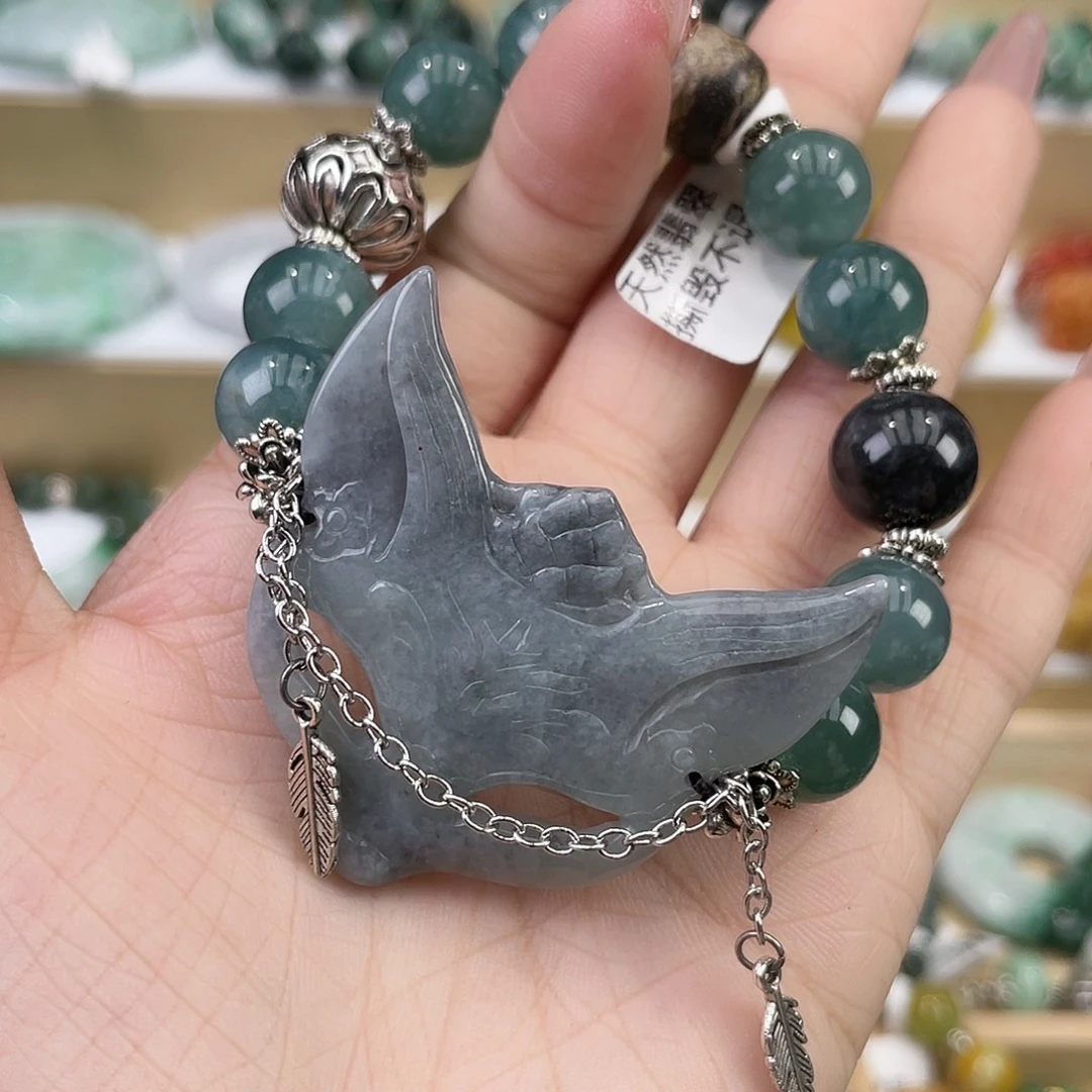 翡翠未镶嵌手链手链