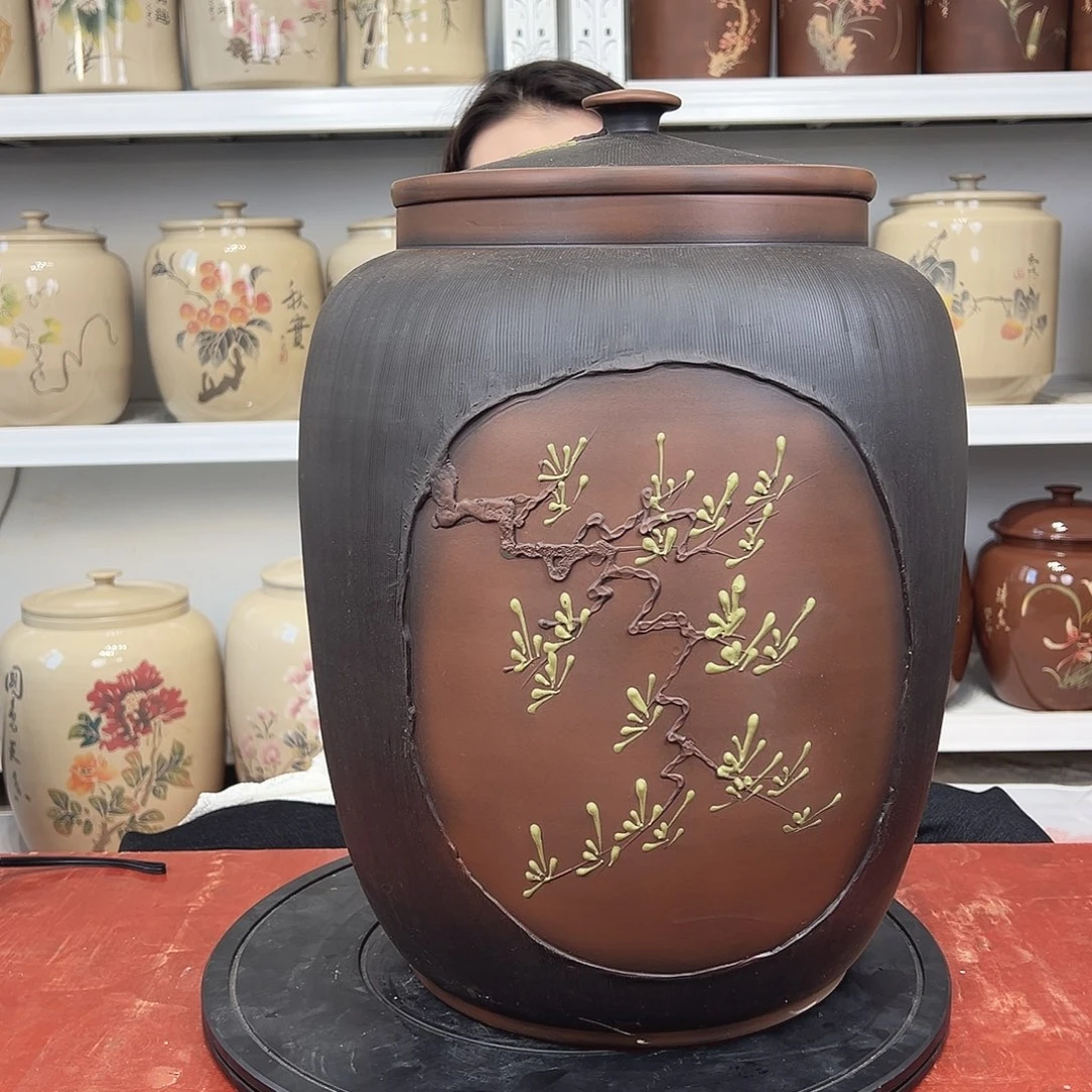 纯手工20饼醒茶罐