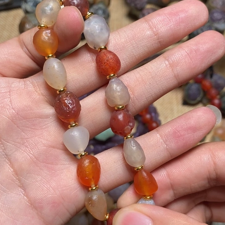 玛瑙/玉髓手链合金