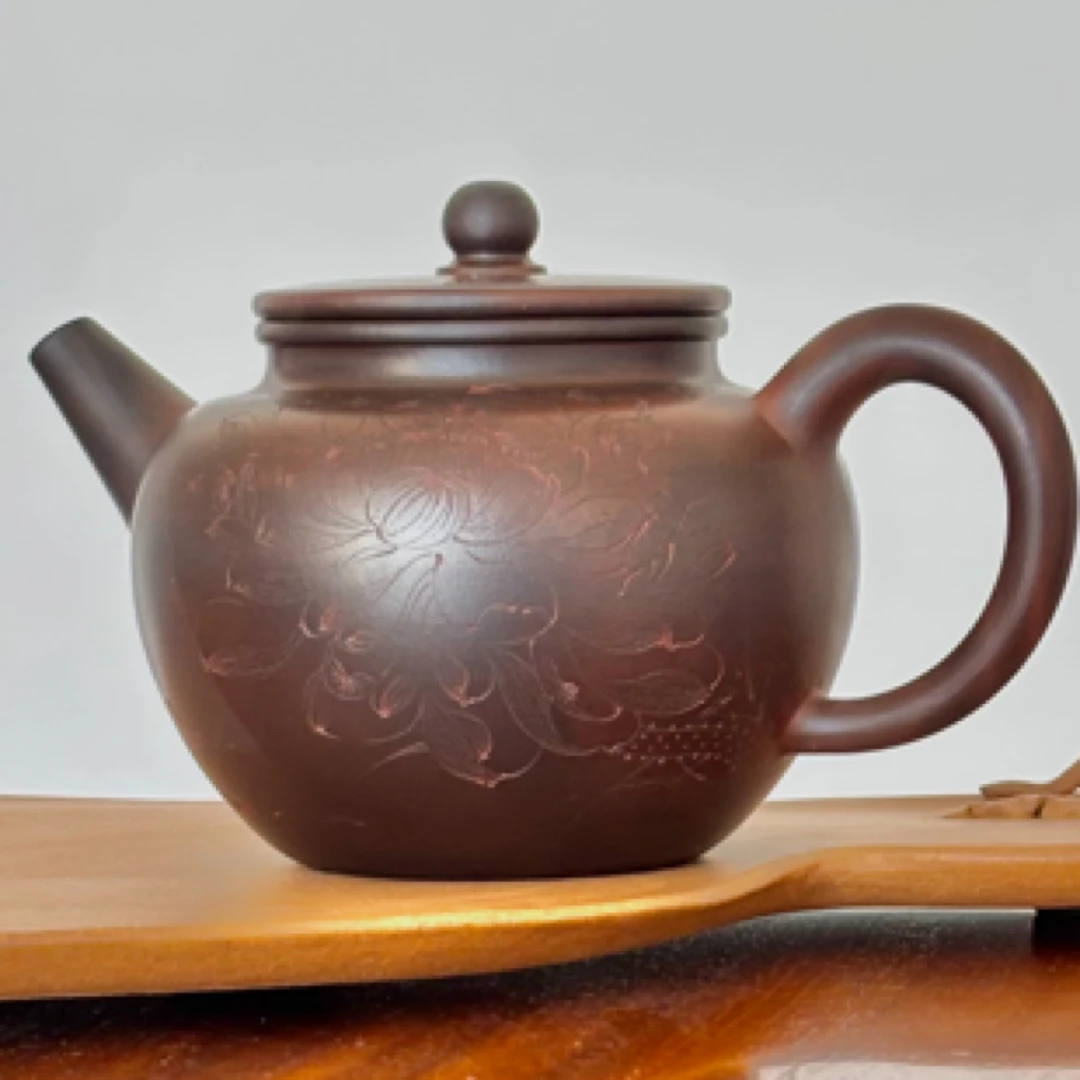 王金川纯手工大红袍柴烧发茶性更好更甘甜每紫砂壶100%真品纯手工