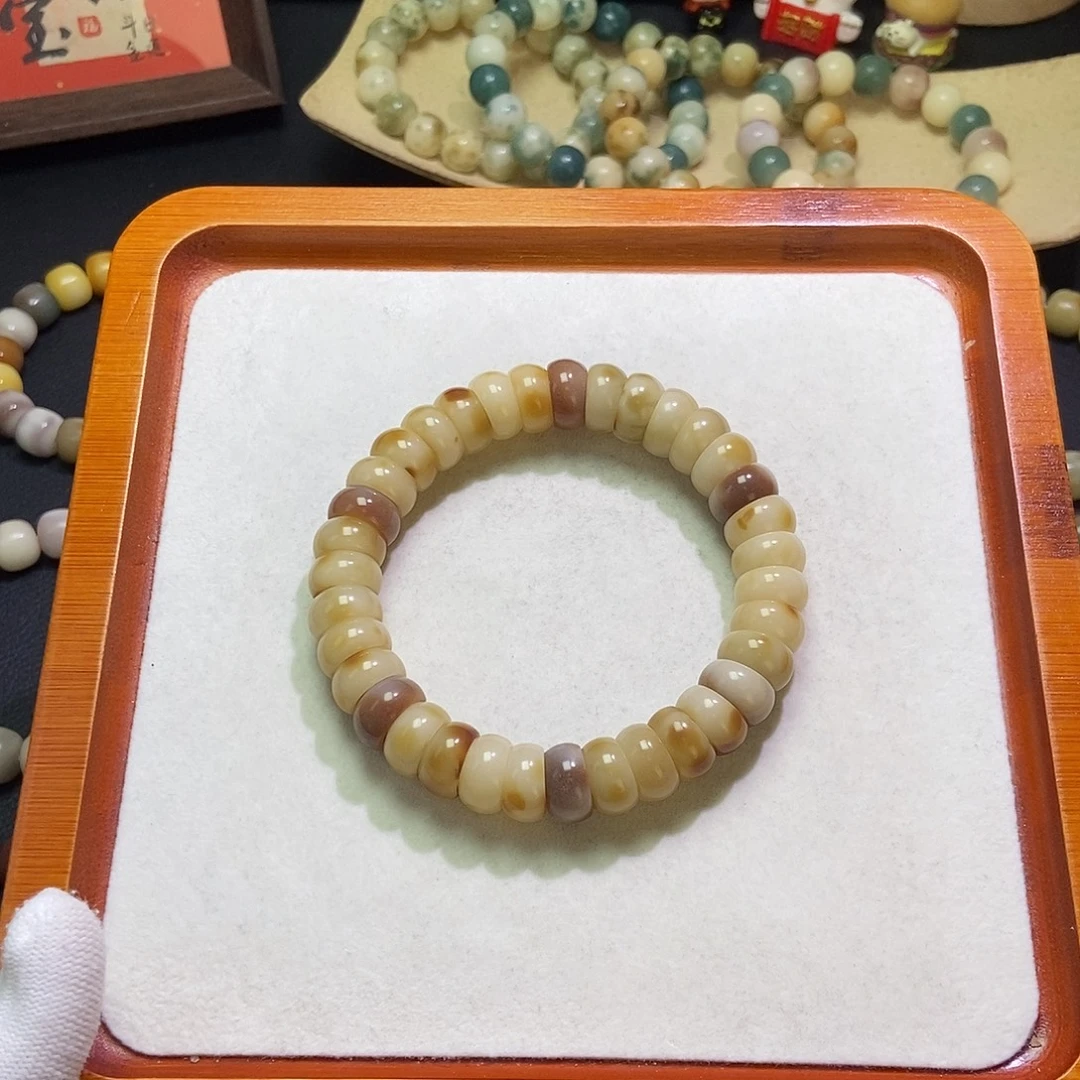 手串菩提根/象牙果卡14碗肠瑕疵909