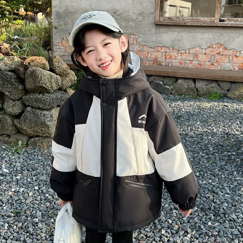 3儿童羽绒服冬款新款高蓬白鸭绒加厚保暖冬季连帽YQ