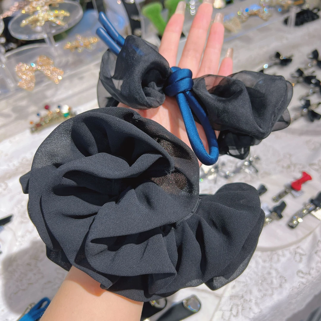 新款大肠发圈简约百搭超柔软时尚头饰皮筋扎头发发绳