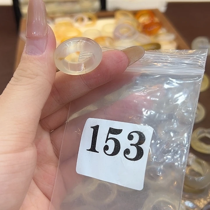 玛瑙/玉髓合金戒指153港10