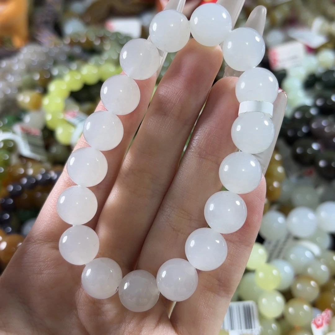 和田玉未镶嵌手链11