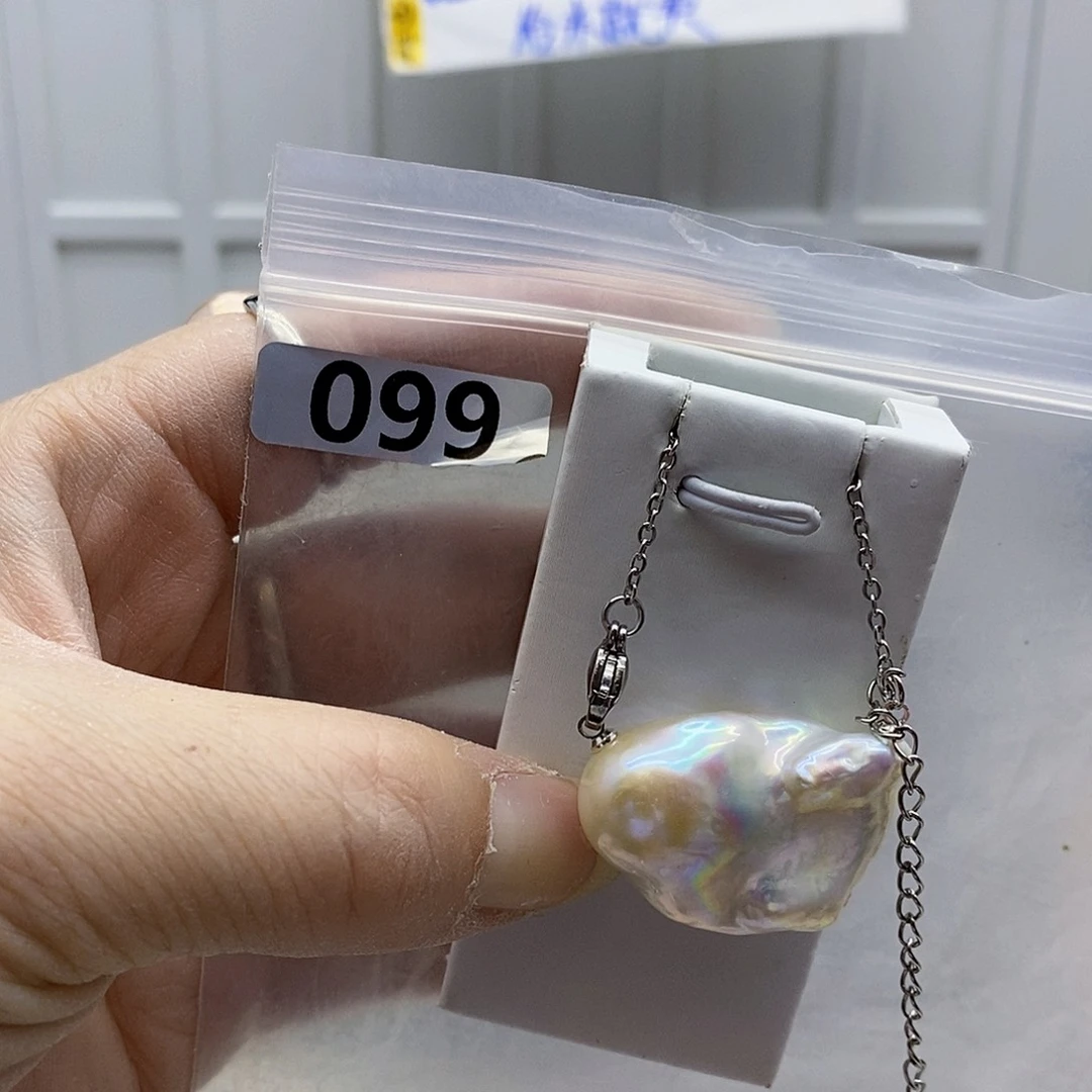 颈饰合金淡水珍珠