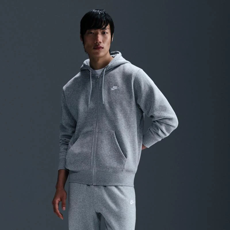 NIKE耐克男子AS M NK CLUB BB FZ HOODIE连帽外套FN3862-063