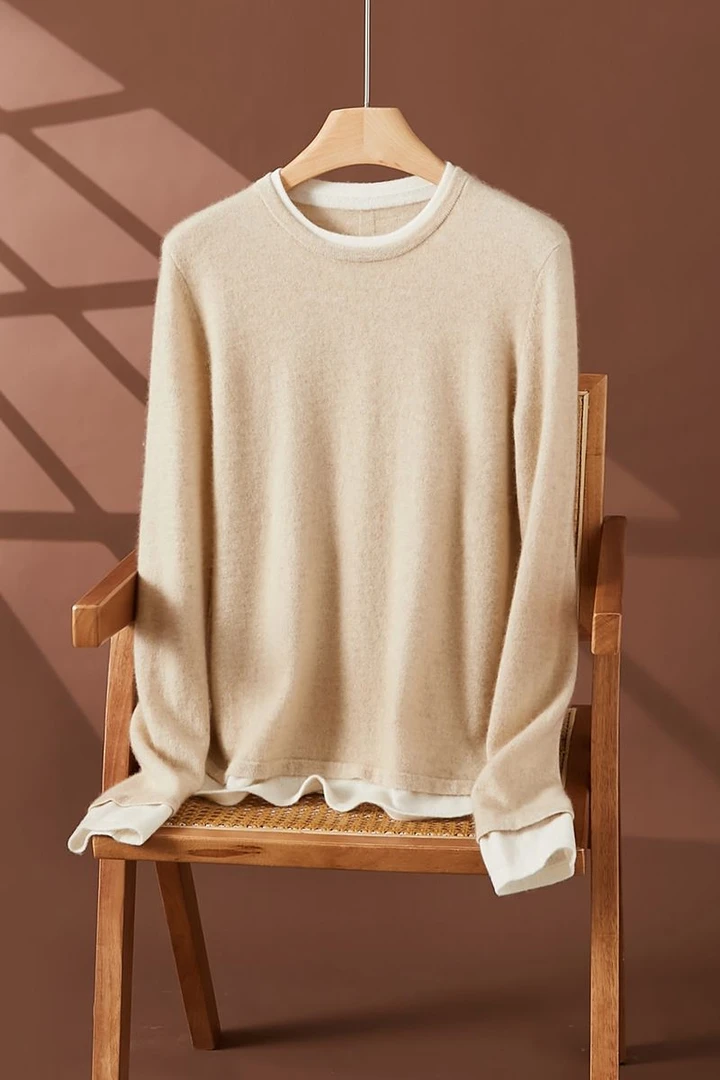 艾妮秋冬上新 山羊绒针织衫DMCYRD217