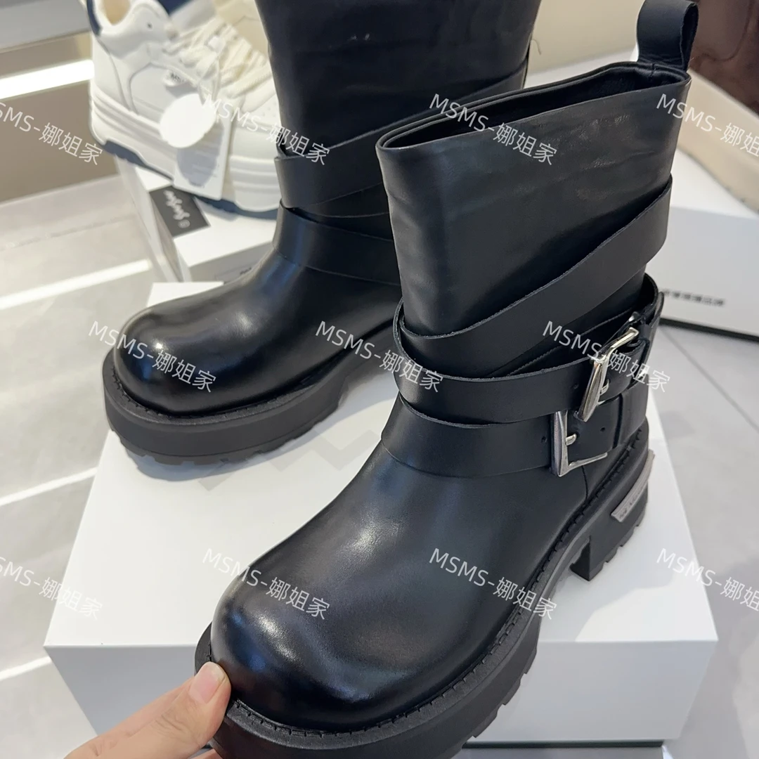玛莎玛索259-280加绒马丁靴
