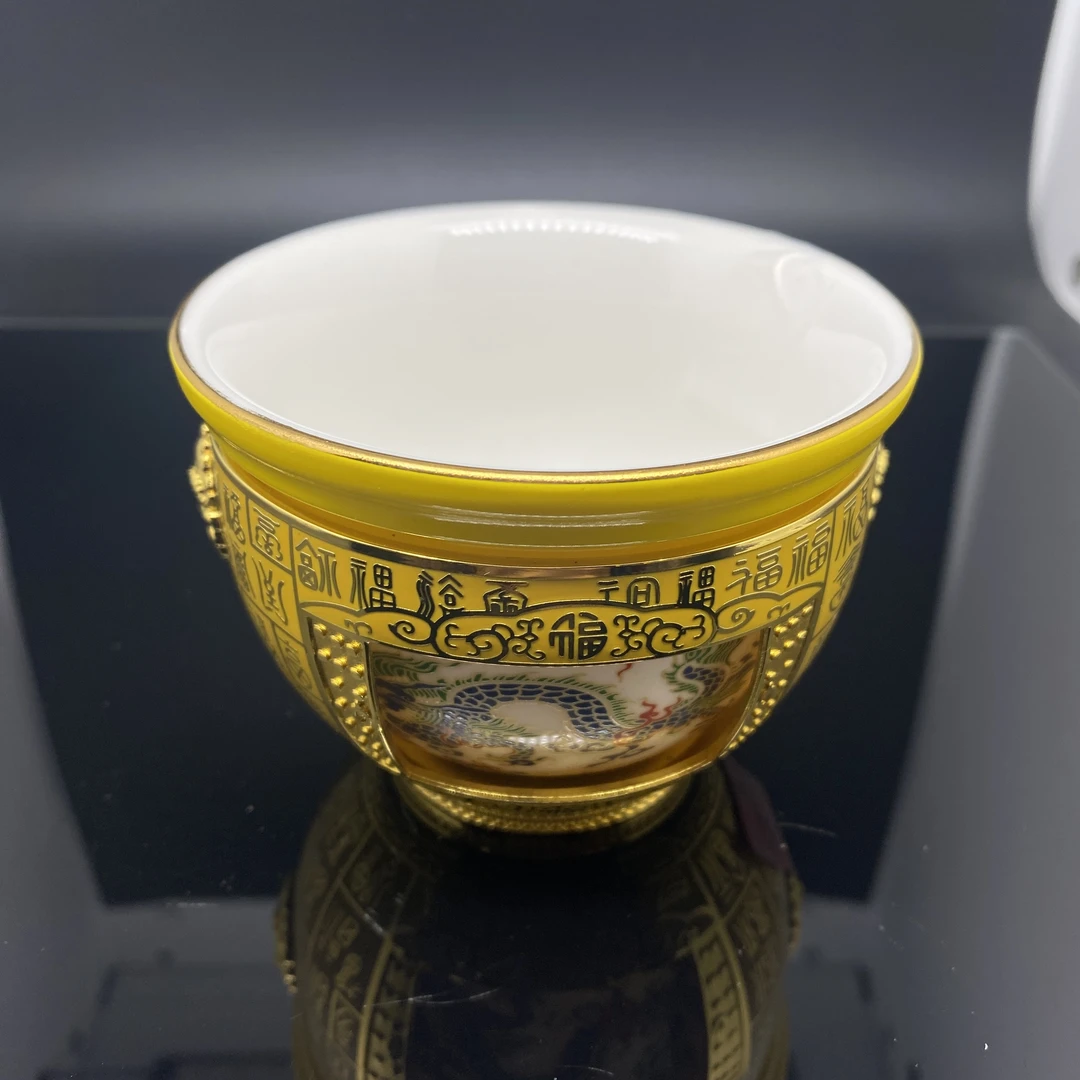 C0103GMD813景泰蓝珐琅转心缸-龙耀九州